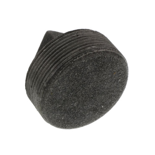Main product image of 2" Black Solid Plug
