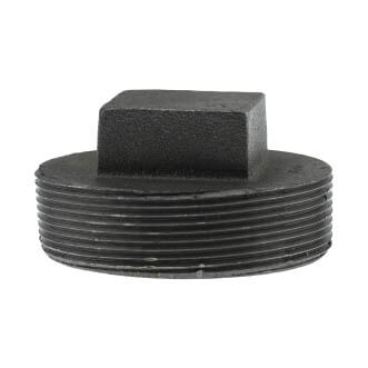 Main product image of 4" Black Solid Plug