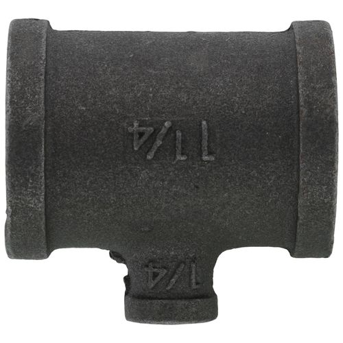 Main product image of 1-1/4" x 1-1/4" x 1/4" Black Reducing Tee