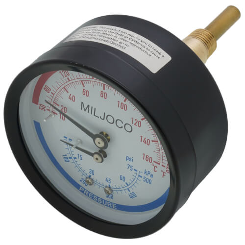 Main product image of Pressure & Temperature Gauge, 20-1014
