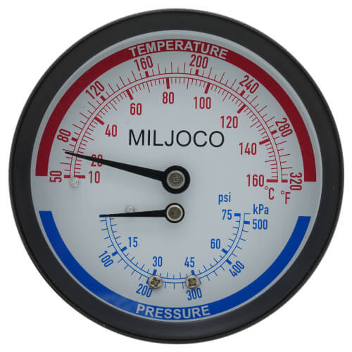 Main product image of Pressure & Temperature Gauge, 20-1014