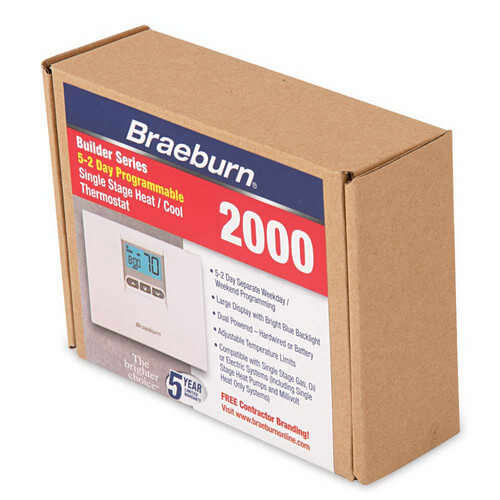 2000 Braeburn 2000 52 Day Programmable Thermostat