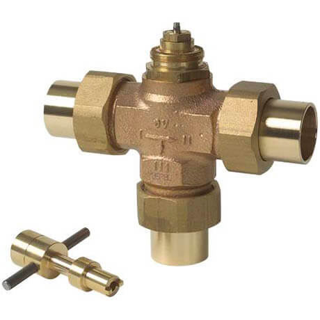 Main product image of Three Way Diverting Valve, 1-1/2" Copper (Female)