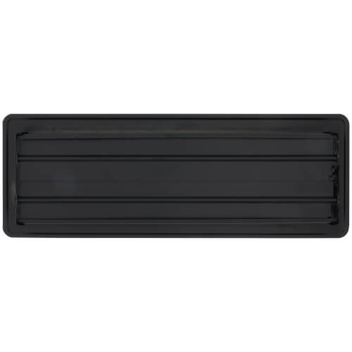 Main product image of 4" x 14" (Wall Opening Size) Black Floor Register (350 Series)
