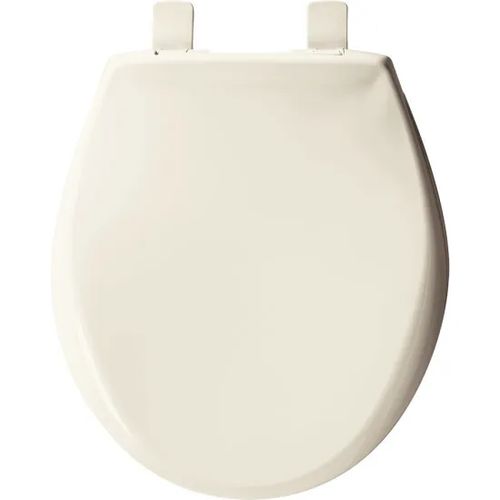 Main product image of Round Plastic Toilet Seat, STA-TITE, Whisper Close (Biscuit)
