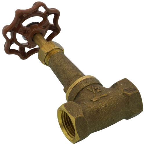 Main product image of 1/2" Threaded Globe Valve w/ Long Bonnet (Lead Free)