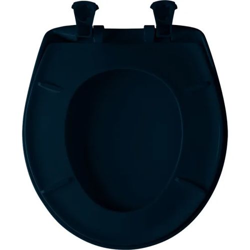 Main product image of Round Plastic Toilet Seat, STA-TITE, Easy-Clean, Whisper-Close (Navy)