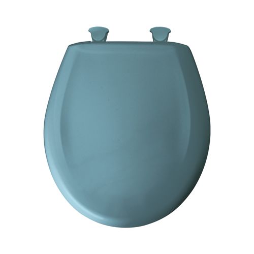 Main product image of Round Plastic Toilet Seat, STA-TITE, Easy-Clean, Whisper-Close (Regency Blue)