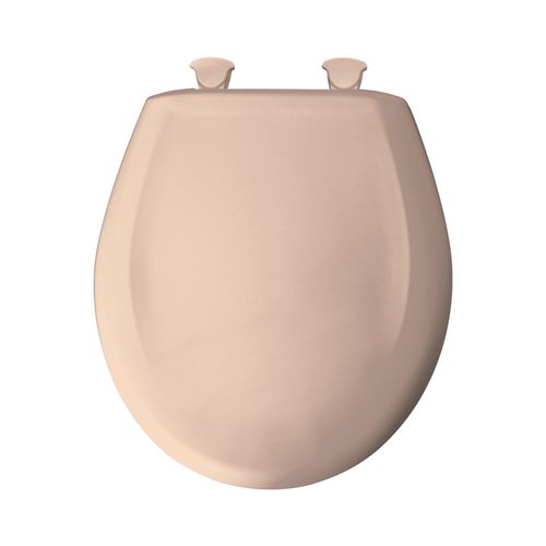 Main product image of Round Plastic Toilet Seat, STA-TITE, Easy-Clean, Whisper-Close (Desert Bloom)