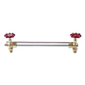 Main product image of 1/2" Standard Composition Water Gauge w/ 12" Glass & Rod