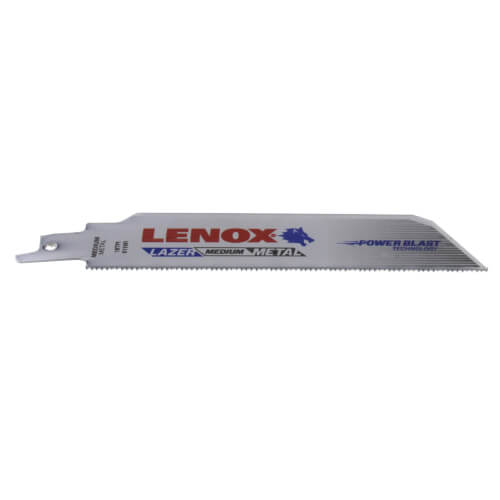 Main product image of 6118R - 6" Lazer Bi-Metal Reciprocating Saw Blade, 5-pack (Metal)