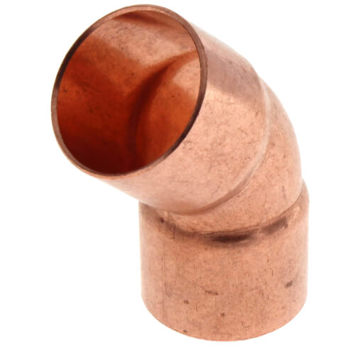 Main product image of 1-3/8" OD ACR Copper 45° Elbow