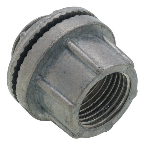 Main product image of 1/2" Zinc Die Cast Rigid Watertight Hub w/ Insulated Throat