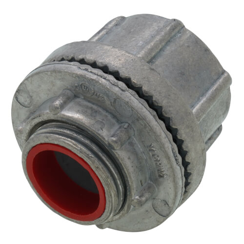 Main product image of 1/2" Zinc Die Cast Rigid Watertight Hub w/ Insulated Throat