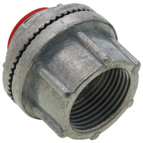3/4" Zinc Die Cast Rigid Watertight Hub w/ Insulated Throat