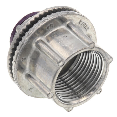 Main product image of 3/4" Zinc Die Cast Rigid Watertight Hub w/ Insulated Throat