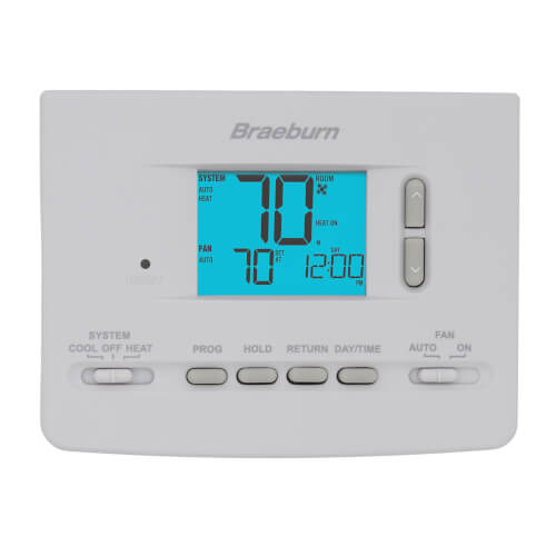 2020NC - Braeburn 2020NC - 5-2 Day Programmable Thermostat (1 Heat/1 ...