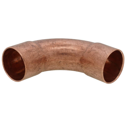 Main product image of 1-3/8" OD ACR Copper 90° Long Turn Elbow