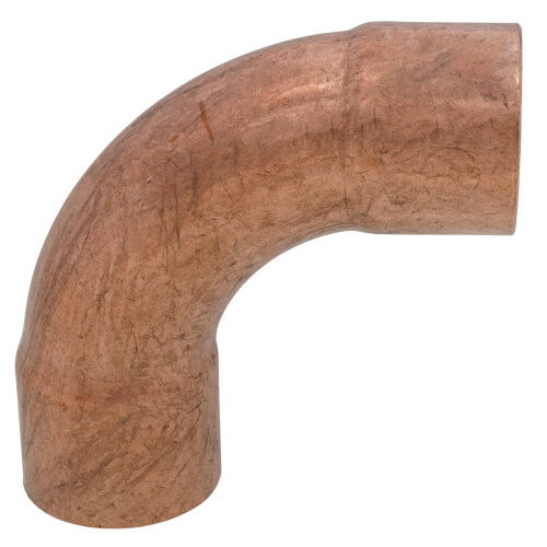 Main product image of 1-3/8" OD ACR Copper 90° Long Turn Elbow