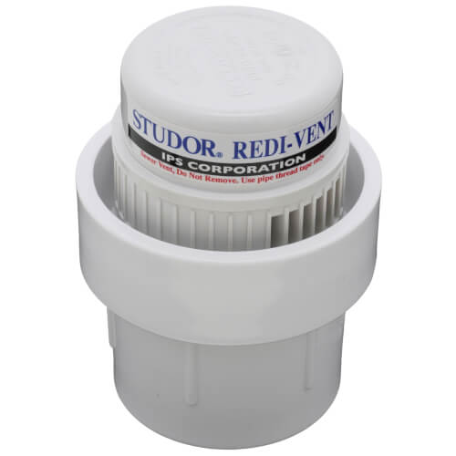 Studor 20346 Redi Vent White Standard 