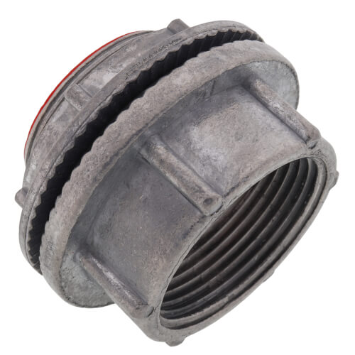 Main product image of 1-1/4" Zinc Die Cast Rigid Watertight Hub w/ Insulated Throat