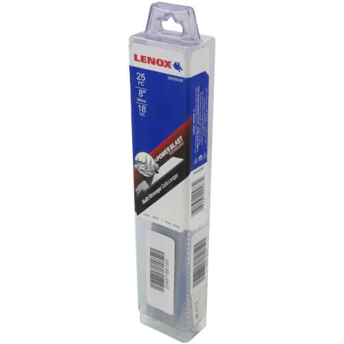 Main product image of B818R - 8" Bi-Metal Reciprocating Blade, 25-pk (Thin Metal and Medium Metal)