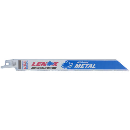 Main product image of B818R - 8" Bi-Metal Reciprocating Blade, 25-pk (Thin Metal and Medium Metal)