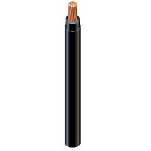 Main product image of SIMpull THHN Copper Wire & Cable, 1 Con, 19 Strand, 8 AWG, 600V - Black (100' Coil)