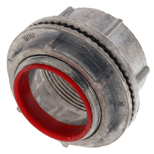 Main product image of 1-1/2" Zinc Die Cast Rigid Watertight Hub w/ Insulated Throat