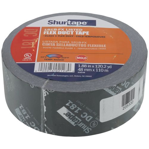 Main product image of DC 181 Black Printed Flex Duct Tape (2" x 360')