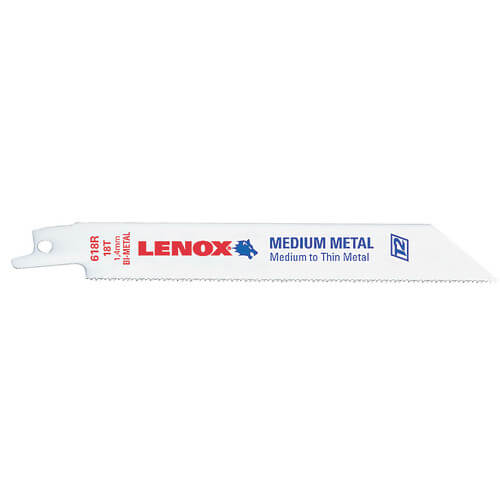 Main product image of 414R - 4" Bi-Metal Reciprocating Blade, 5-pack (Metal & Non-Ferrous Metal)