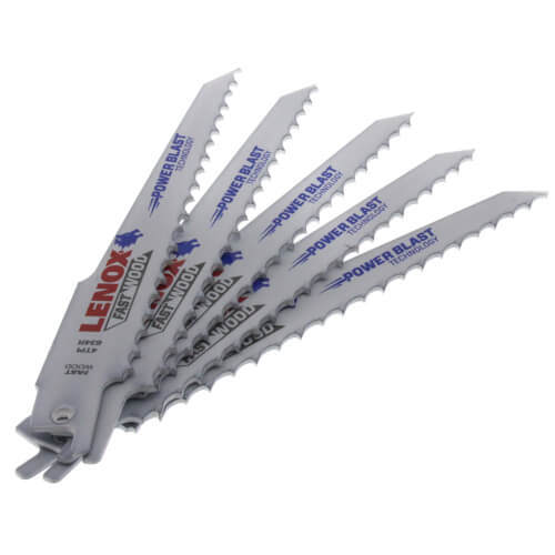 Main product image of 634R - 6" Bi-Metal Reciprocating Blade, 5-pack (Wood)