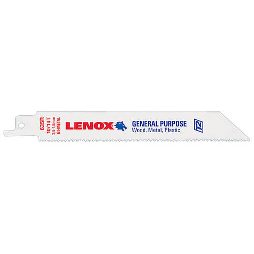 Main product image of 850R - 8" Bi-Metal Reciprocating Blade, 5-pack (Metal, Nails & Wood)