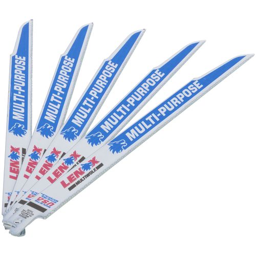 Main product image of 110R - 12" Bi-Metal Reciprocating Blade, 5-pack (Metal, Nails & Wood)