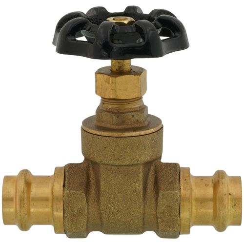 Main product image of 1/2" Press Gate Valve (Lead-Free Brass)