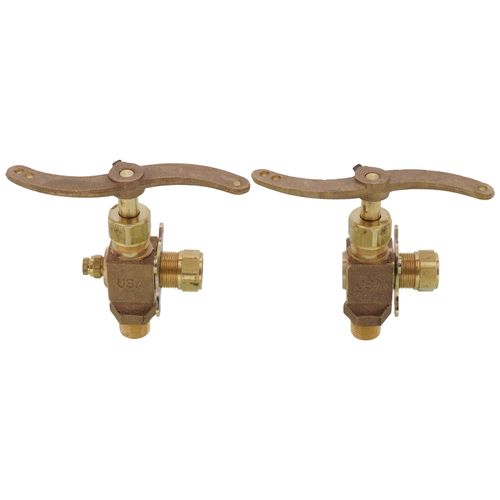 Main product image of 1/2" MNPT Chain Lever Rough Bronze Water Gauge (5/8" OD x 12" Length)