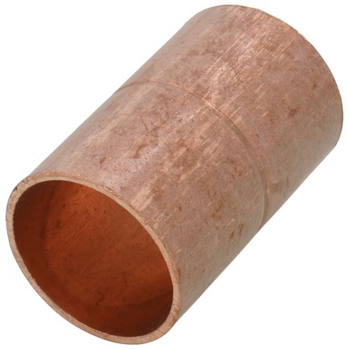Main product image of 1-1/8" OD ACR Copper Coupling w/ Roll Stop