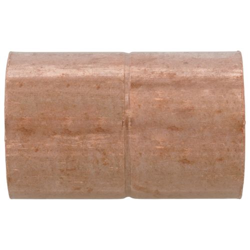 Main product image of 1-1/8" OD ACR Copper Coupling w/ Roll Stop