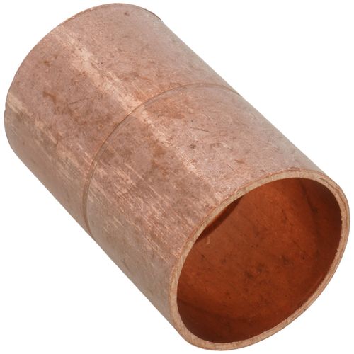 Main product image of 1-1/8" OD ACR Copper Coupling w/ Roll Stop