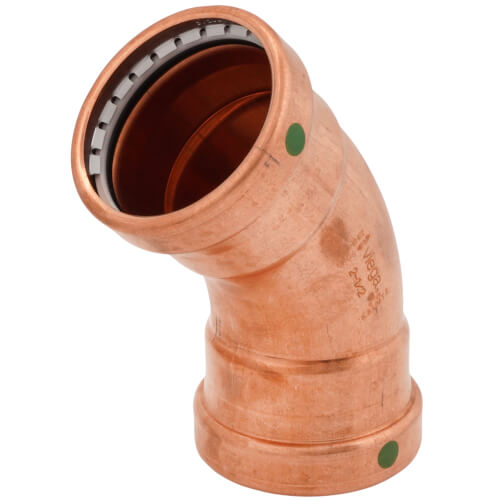 Main product image of 2-1/2" ProPress XL-C Copper 45 Elbow (PxP)