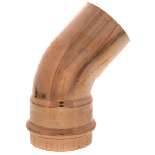 Main product image of 4" ProPress XL-C x FTG Copper 45° Street Elbow