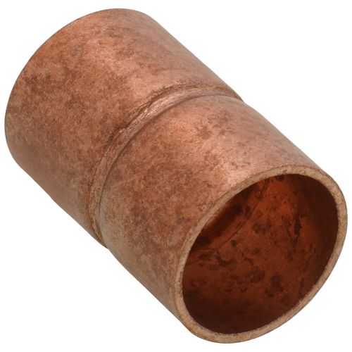 Main product image of 1/2" OD ACR Copper Coupling w/ Roll Stop