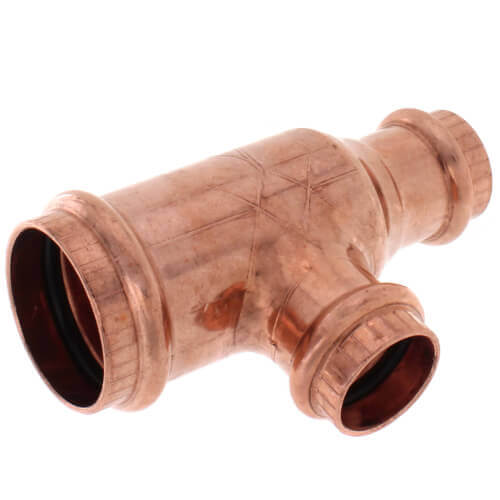 Main product image of 3" x 2-1/2" x 2-1/2" ProPress XL-C Copper Tee (Lead Free)