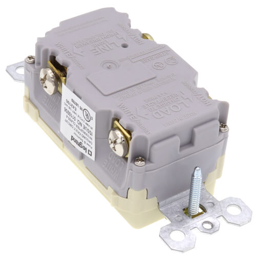 Main product image of Radiant Spec-Grade Tamper-Resistant Self-Test Duplex GFCI Receptacle, NEMA 5-20R - Ivory (20A)