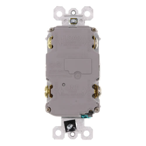 Main product image of Radiant Spec-Grade Tamper-Resistant Self-Test Duplex GFCI Receptacle, NEMA 5-20R - White (20A)