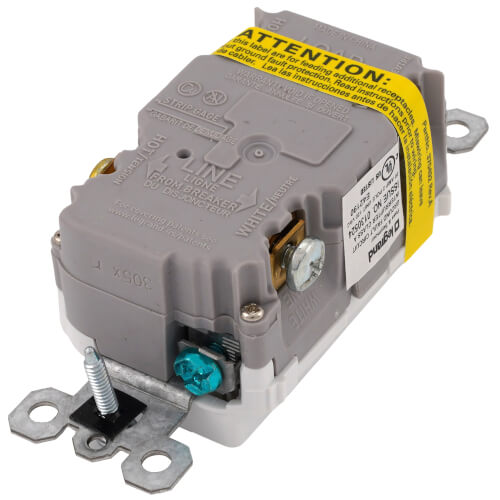 Radiant Spec-Grade Self-Test GFCI Receptacle - White (20A)