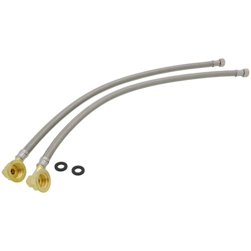 Main product image of E-Z Install Wall Mount Faucet Stainless Steel Water Line Kit (3/8", 22" Long), 21-443L