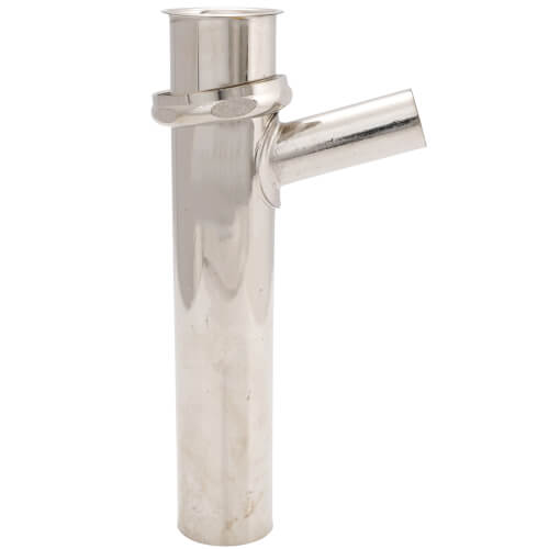Main product image of 1-1/2" x 8" Chrome Dishwasher Tailpiece (3/4" Copper)