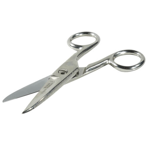 21005 Klein Tools 21005 51/4" Electrician's Scissors (NickelPlated)