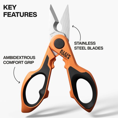 Main product image of 6" Compact Cable Stripping Electrician Scissors (Stainless Steel)